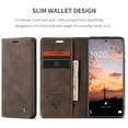 thumbnail image 2 of SaniMore Case for Samsung Galaxy A33 5G 6.5" 2022, Premium PU Leather Magnetic Cover Card Slots Cash Pocket Flip Kickstand Shockproof TPU Shell Full Protective Business Retro Case, Coffee, 2 of 9