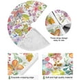 thumbnail image 2 of FMSHPON Watercolor Flower Butterfly Xmas Christmas Tree Skirt Stand Mat for Holiday Party Decoration Indoor Outdoor 36 inches, 2 of 6