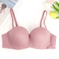 thumbnail image 2 of Levmjia Women's Bras Seamless Push Up Solid Color Soft Comfort Adjustable Straps Support Underwear Breathable Everyday Wear, 2 of 6