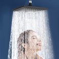 thumbnail image 6 of Pressurized Shower Head Set with Spray Nozzle, Plastic Material, 144 Water Holes, for Household Bathroom and Overhead Shower Installation, Silver, by FAJHHA, 6 of 8