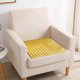 thumbnail image 4 of Cojín de asiento tejido de bambú natural – Almohadilla transpirable y fresca para sofá, silla de comedor, oficina, asiento de coche – Alfombrilla antideslizante con diseño de rejilla para faci, 4 of 6