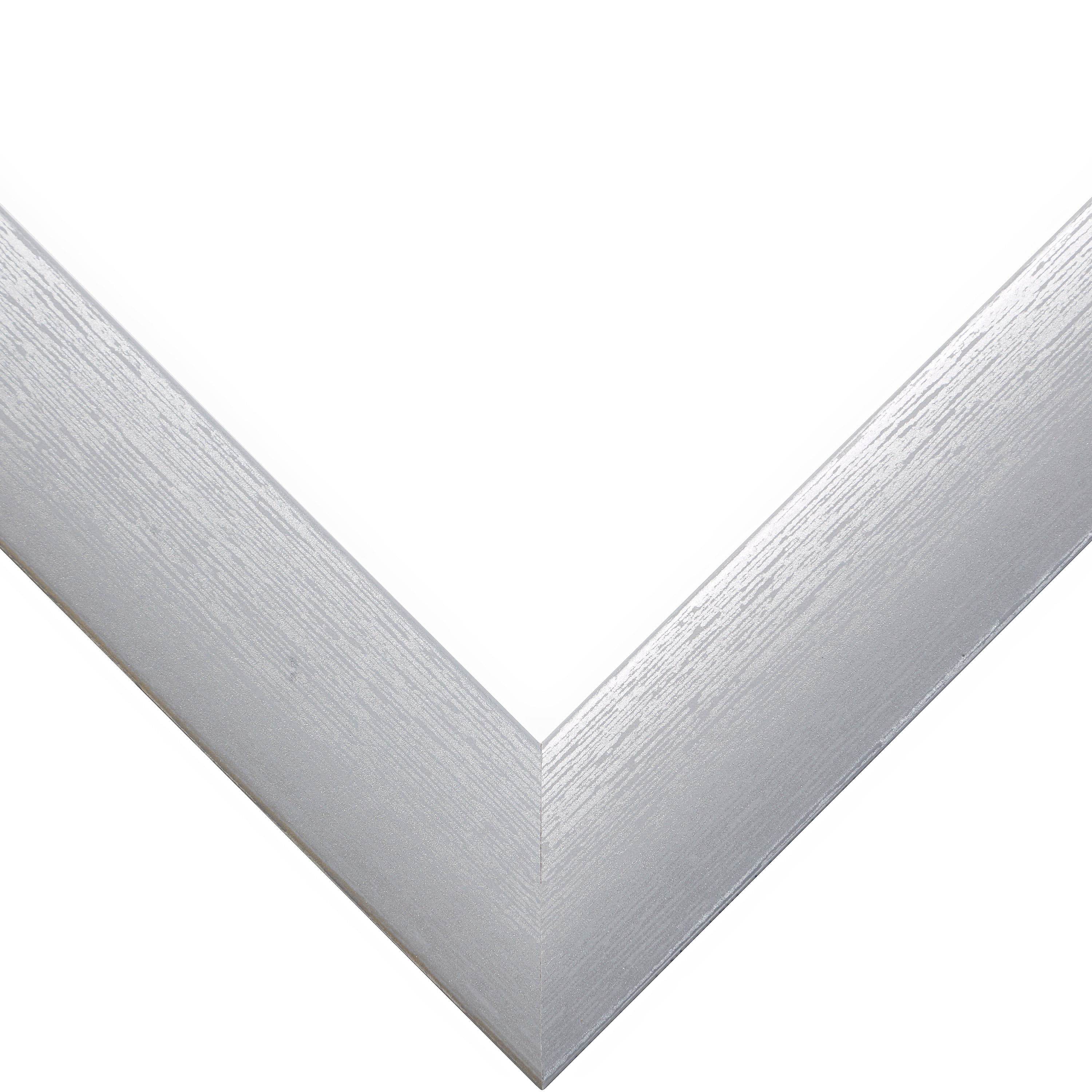Craig Frames 23247018 22x28 inch Brushed Silver Picture Frame Matted for an 18x24 Photo