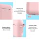 thumbnail image 2 of Funda Protectora De Silicona Anti Pérdida Para Audífonos Para Apple Airpods 1 2 (Rosa), 2 of 6