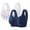A1_I, variant on VISALY 2 Pack Front Closure Snap Bras for Seniors Front Closure Bralettes Front Closure Gathering Bras Plus Size No Underwire Bras Wireless Bralettes Everyday Bralettes Wireless Seamless Bra A 38