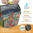 thumbnail image 2 of Travel Cooler Bag - Pioneer Flower Floral Print Pattern Camping Beer Cooler Backpack with Bottle Opener- Waterproof Insulated Picnic Backpacks - Cooler Bag for Beach, 2 of 6