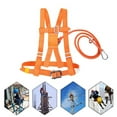 thumbnail image 4 of 6 Stypes Outdoor Adjustable Climb Harness Safety Belt Rescue Rope Aerial Work Small Buckle 5m, 4 of 14