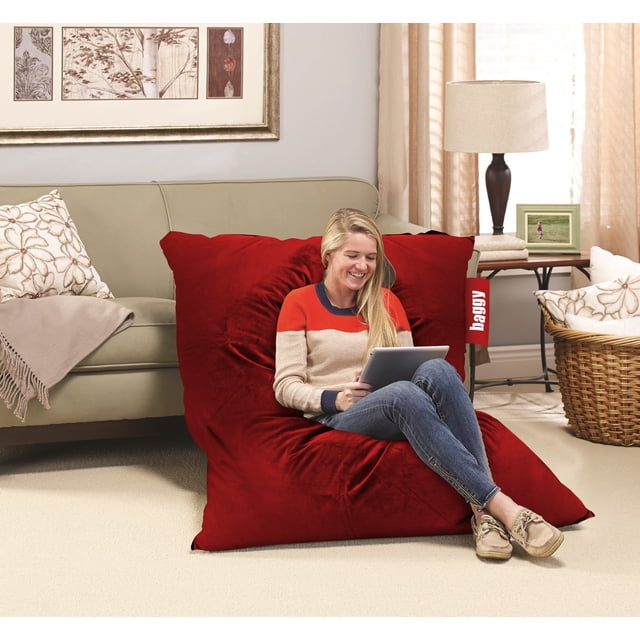 Puff Original Baggy Sack Suede Red160 x 130 cm Baggy Puff Original Baggy Sack Suede Red160 x 130 cm