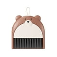 thumbnail image 2 of Mini Ensemble de Nettoyage de Bureau / Pelle Compacte et Trousse de Brosse / Outil de Balayage en Plastique 23,5x18x2 cm / Trousse de Nettoyage de Table Portable / Microles / Collecteur de Débris Multi‐surfaces - Brun/jaune/blanc, 2 of 6