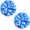 Blue+White#Ring, variant on 2 PCS Cheerleading Pom Poms with Handle or Ring for Team Spirit Sports Dance Cheering Kids Adults, Cheer Pom Poms for Halloween Basketball Football Stage Performance