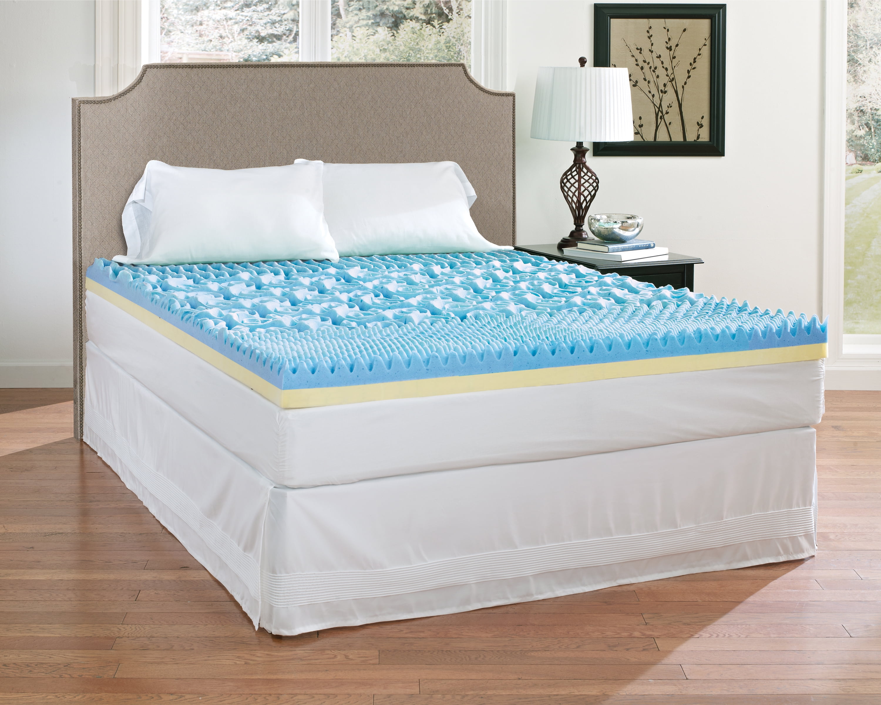 authentic comfort memory foam mattress topper
