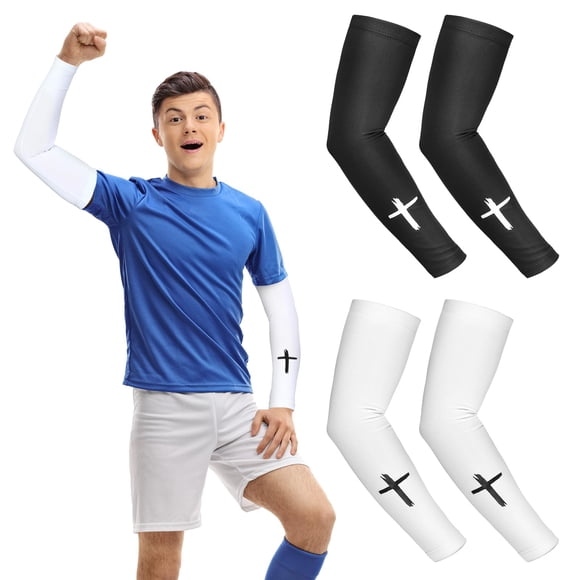 Brazalete Bunnycool de compresión cruzada para deportes juveniles, 39 cm