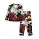 thumbnail image 1 of Balery Eagle With Hat And Roses Conjunto de Pijama con Estampado para Mujer, Conjunto de Dos Piezas con Manga Larga, Ropa de Dormir Suave con Bolsillos, Pijamas Cómodos-XX-Large, 1 of 7