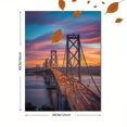 thumbnail image 3 of Qisvanset Sunset Landscape Canvas Print 12x16 Inch Home Wall Decor, 3 of 8