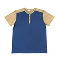 thumbnail image 5 of Mens Short Sleeve Henley Shirts Casual Comfortable Cotton T-Shirt Raglan Sleeve Summer Vintage Button Tops, 5 of 9