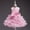 Pink, variant on CHUOU Kids Dress Girls Birthday Long Elegant Sleeveless Mesh Princess Flower Girl Dresses Wedding Kids