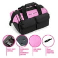 thumbnail image 2 of Pink Power Pink Tool Bag for Women -16" Tool Tote Bag w/ 22 Storage Pockets - Womens Small Tool Bag Ladies Tool Box for Hand Tools, Power Tool Kits & More - Womens Zipper Toolbag Tool Caddy Organizer, 2 of 4