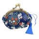 thumbnail image 5 of Monederos Con Hebilla Para Mujer Cierre Con Broche De Cambio Floral Azul Oscuro Sunnimix Monedero, 5 of 7