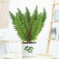 thumbnail image 6 of Artificial Grass Plant for Outdoor and Indoor Decoration, 58cm Green Plastic Faux Greenery for Pots, Window Boxes, and Garden Decor, 6 of 6