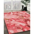thumbnail image 3 of Ahgly Company Machine Washable Indoor Rectangle Transitional Light Salmon Pink Area Rugs, 8' x 12', 3 of 7