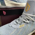 thumbnail image 3 of Adi-das Dame 7 Christmas Pack Size 11 H67571 Snowflake Blue Men’s Basketball Shoe, 3 of 6