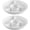 White Round Divided Tray, variant on Melamine Rectangular Serving Platters and Trays set, set of 4,14" x 7" Matte Black Party Platter for Serving , Salad, Cheese and Fruits, Dishwasher Safe Trays/Platters for Entertaining