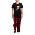 thumbnail image 4 of CafePress - MMM! Toast Women's Dark Pajamas - Women's Short Sleeve Print T-Shirt and Pants Dark Cotton Pajama Set, 4 of 7