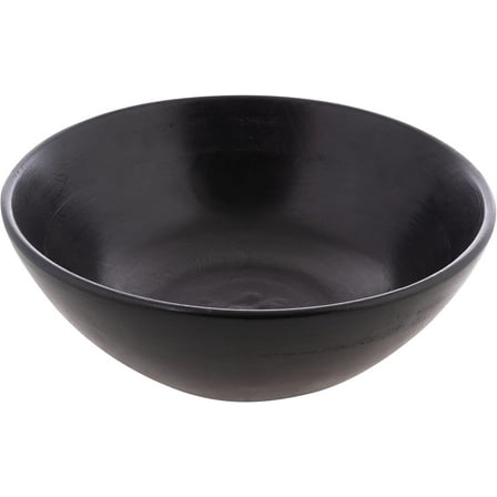 Gifts, BLACK WOODEN BOWL, LARGE