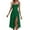 Green, variant on Afdoent Women Dress Female Sleeveless Sling Long Dress Summer Solid Color Backless A Line Bandage Dress Elegant