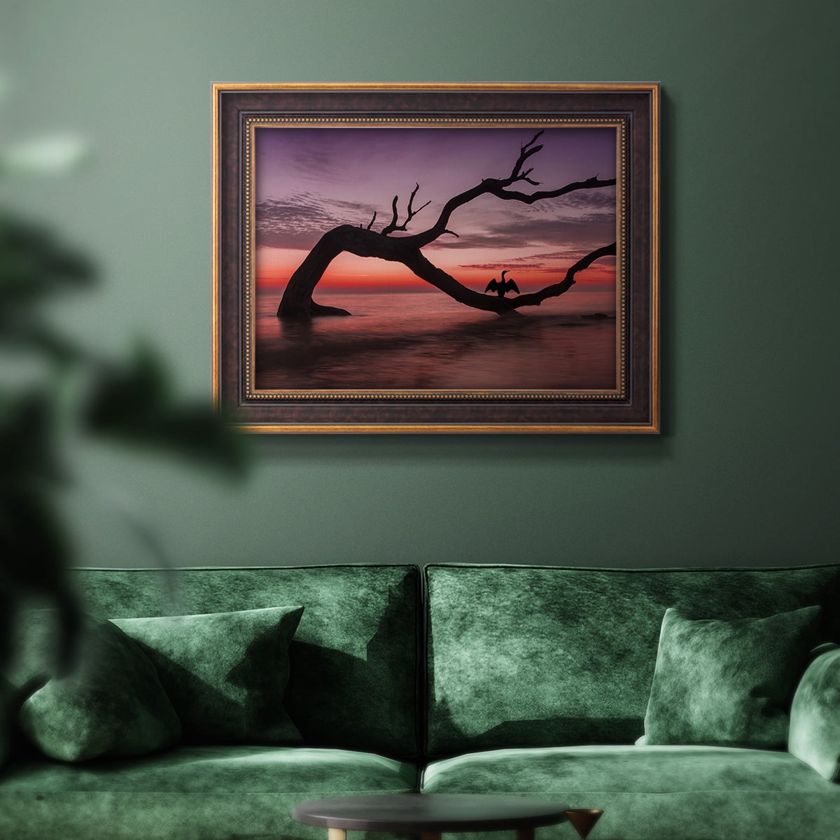 Photography Study Sunset Beach Premium Framed Canvas- Ready to Hang