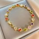 thumbnail image 1 of Pulsera con Incrustaciones de Colores y Microincrustaciones para Mujer | Un Regalo Significativo | Alto Brillo Refractivo | para Uso Diario y Formal | 1 Pulsera, 1 of 6