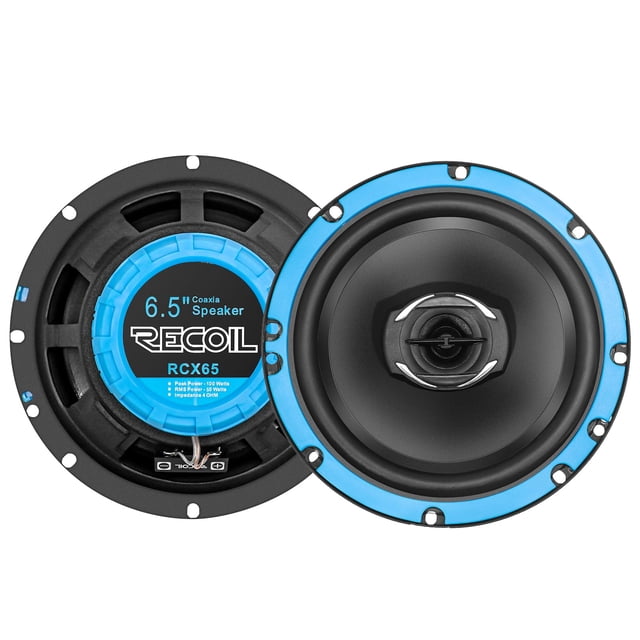 Altavoz RECOIL RCX65 Echo Series para audio de coche coaxial de 6.5 pulgadas
