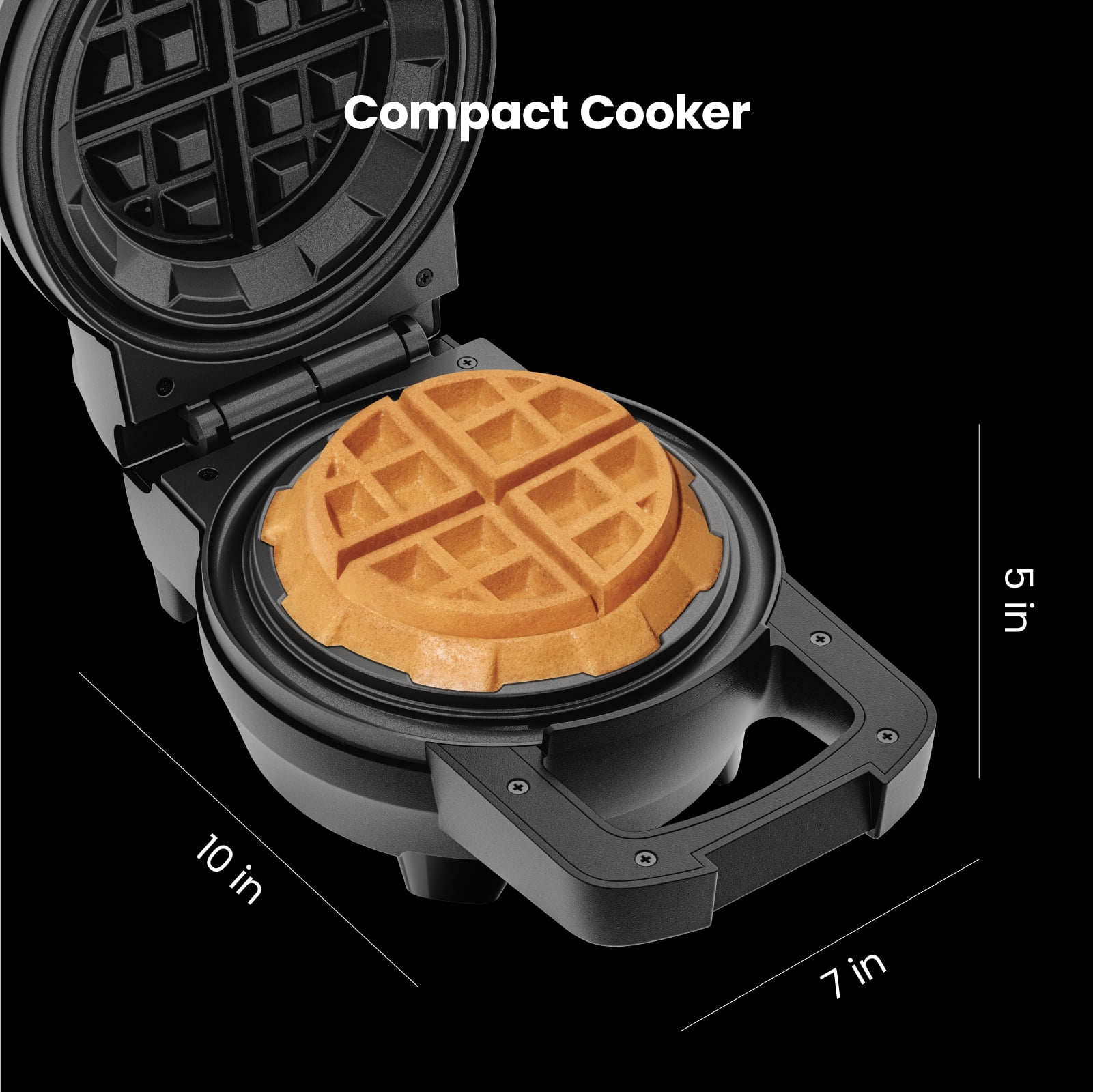 Chefman Big Stuff Waffle Maker - Black, 1 ct - Kroger