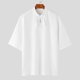 thumbnail image 3 of INCERUN Tops 2024 estilo coreano para hombre, camiseta con decoración de borlas y hebilla, camiseta informal de verano para hombre, cuello alto, manga corta, camiseta S-5XL, 3 of 5