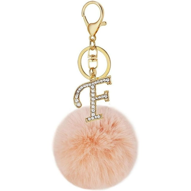 Letter Keychain,26 Letters A-Z Decorative Letter Keychain,Name Keychain for Women Girls Men Teenager Gift