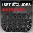 thumbnail image 4 of Car Wheel Rim Cap, Wheel Hub Cap Snap On Scratch Resistant Full  4 Pcs  for Any 15 Inches Steel Wheel, 4 of 7