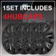 thumbnail image 4 of Tapa de Borde de la Rueda del AutomÓvil, Tapa del Cubo de la Rueda Universal Fit 4 PCS Protección, 4 of 7