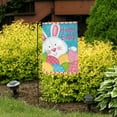 thumbnail image 3 of Bunny and Eggs Easter Garden Flag Holiday Decorated Eggs 12.5" x 18", 3 of 4