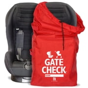 J.L. Childress Univeral Gate Check Travel Bag for Strollers and Car Seats - Extra Large Airplane Travel Bag - Red