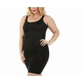 thumbnail image 3 of InstantFigure Curvy Plus Size Short Sleeveless Scoop Neck Dress 168031C, 3 of 13