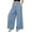 Light Blue, variant on Women's Wide Legged High Waisted Jeans Autumn And Winter Casual Pants