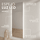 thumbnail image 4 of Espejo Rectangular Con Luz Led Cálida 60x80 Cm Decoración Hogar, 4 of 7