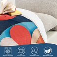 thumbnail image 4 of Yayeee Throw Blanket for Couch Soft Warm 60" x 80" Sofa Chair Bed Decoration, Simple Floral, 4 of 7