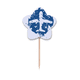 thumbnail image 1 of Diseño creativo ilustración patrón plano azul Selección de pastelitos Star lable Flag en palillos de dientes, 1 of 3