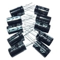 thumbnail image 2 of 10 condensadores electrolíticos de aluminio, 450 V, 16 x 25 mm, 68 , 105  degree, componentes electrónicos de cables radiales de electrólisis Cola Condensadores electrolíticos, 2 of 6