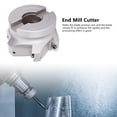 thumbnail image 2 of 90° High Carbon Steel Right Angle Milling Cutter BAP400R-80-27-6T with Thin Coating & Offset Screw Design for Enhanced Rigidity & Precision Machining (80mm Diameter, 6T Edge), 2 of 6