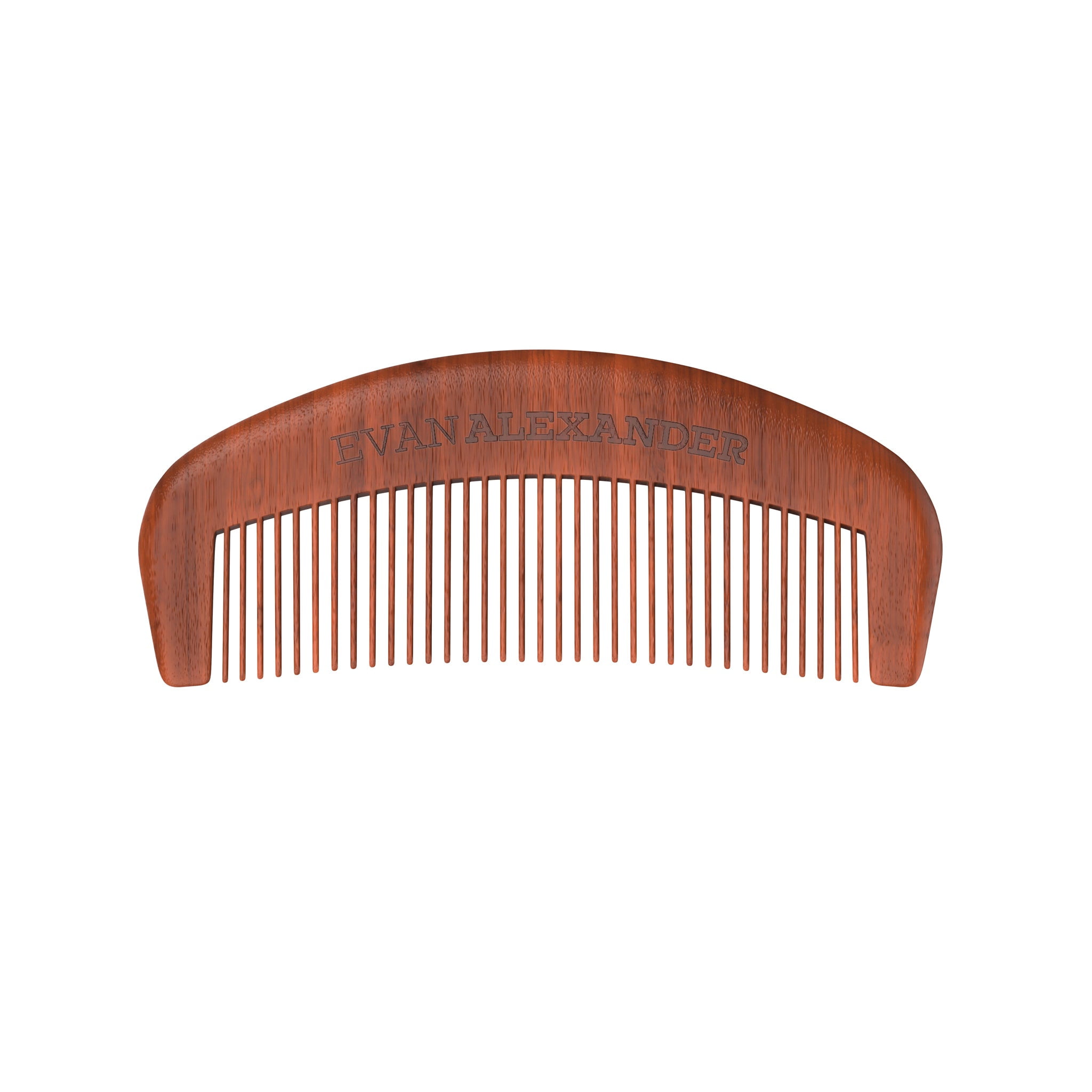 Red Sandalwood Wooden Beard Comb