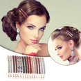 thumbnail image 1 of Set of 16 Rhinestone Crystal Pins Double Rhinestone Hair Barrette Clip Metal Hair Pins for Women Girls Multi Color, 1 of 6