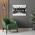 thumbnail image 3 of Inspirational Wall Art Vision Wall Art Motivation Wall Decor for Home Office Gym Inspiring Success Quote Print Ready to Hang Unframed, 3 of 16