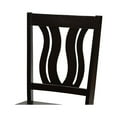 thumbnail image 6 of Baxton Studio Zamira Modern and Contemporary Transitional Dark Brown Finished Wood 7-Piece Dining Set, 6 of 7
