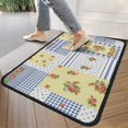 thumbnail image 4 of Pioneer Flower Floral Print Pattern Door Rugs,Washable Non Slip Door Mats Indoor,Decorative Door Mats,Entry Mat Indoor for Entrance,Bedroom,Kitchen,Bathroom,30"x17", 4 of 6
